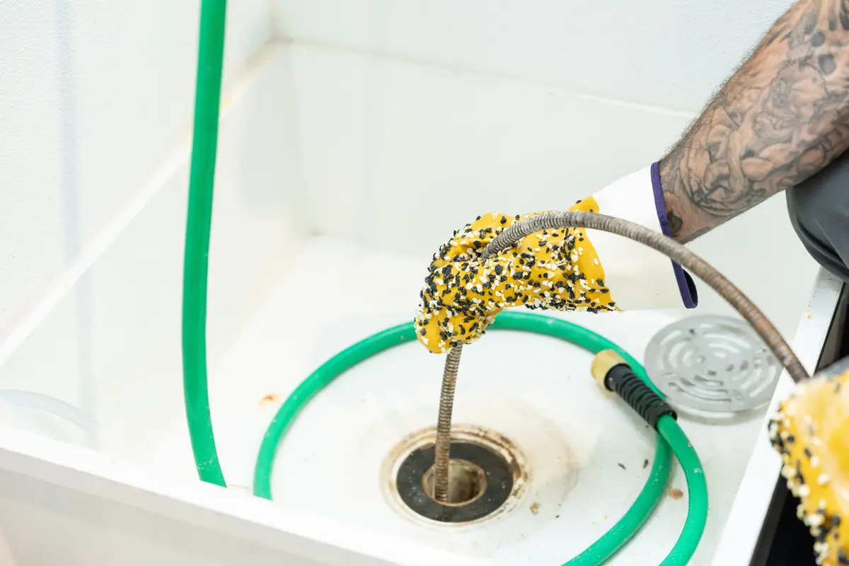 Clearing a clogged shower drain in St. George, UT