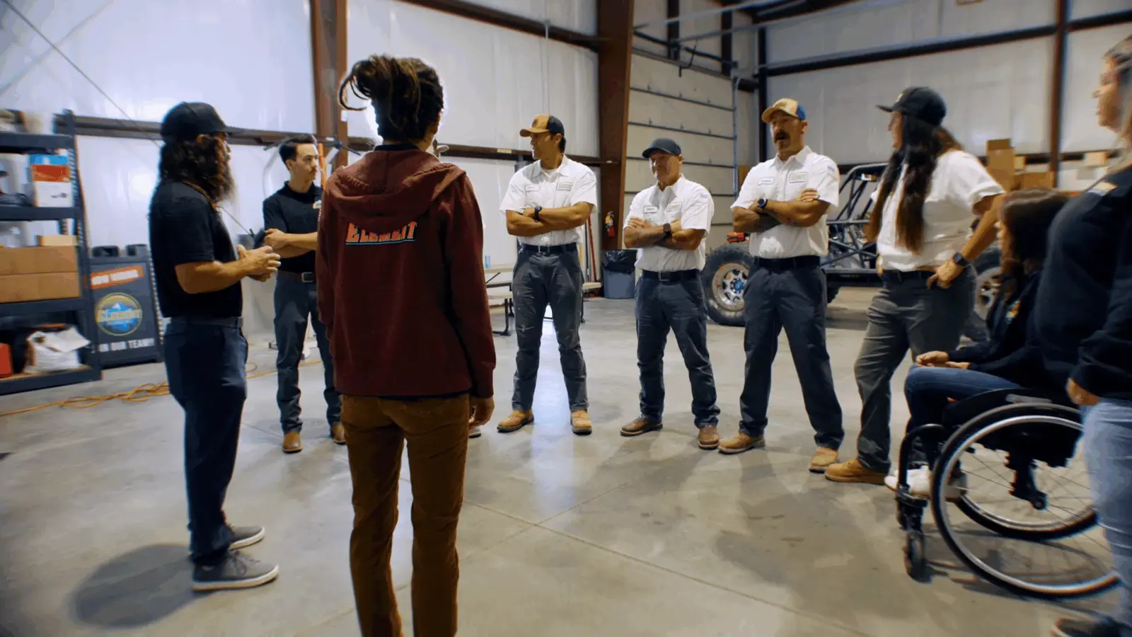 Element team briefing for heater maintenance in St. George UT