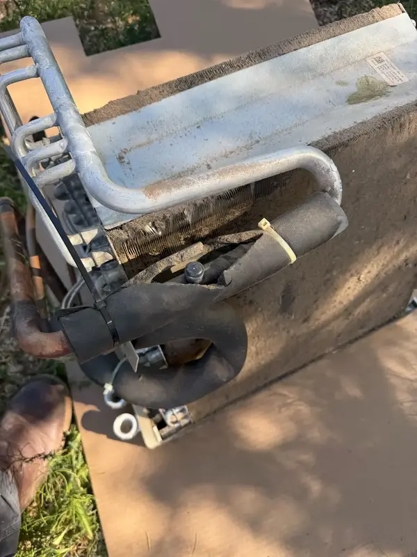 Heat pump coil ready for installation in St. George, UT