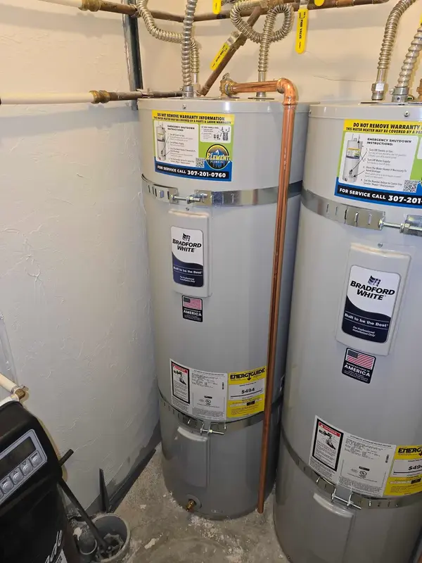 Two gas tank water heaters installed in St. George, UT